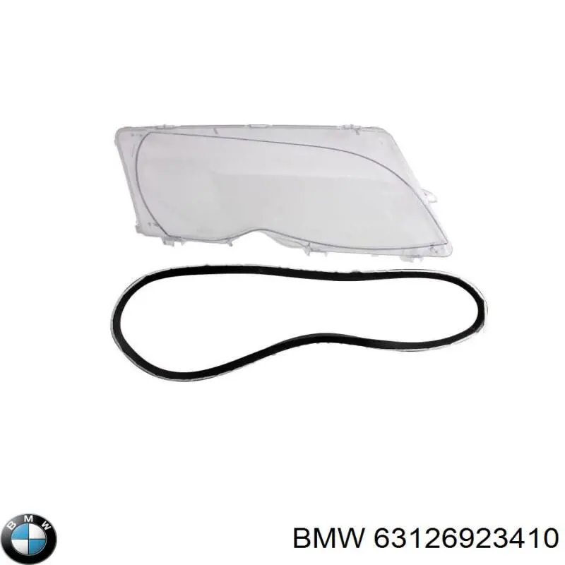 63126923410 BMW Скло фари правої