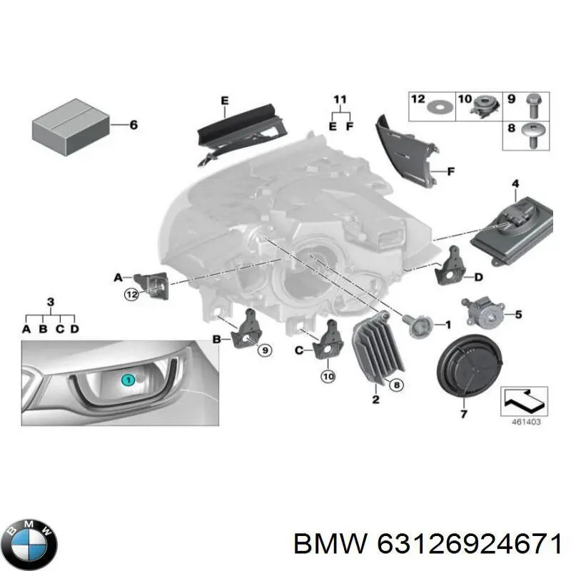  63126924671 BMW