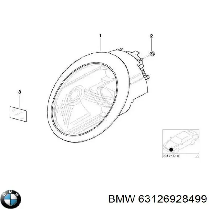 Фари BMW 63126928499 ціна, від 172.38 USD