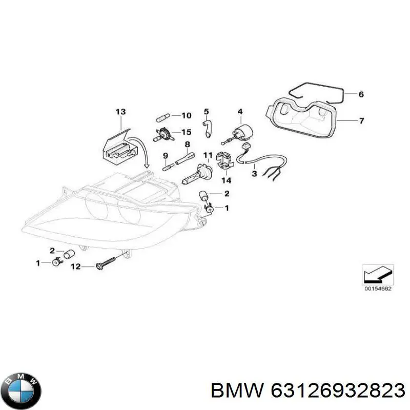  BMW 63126932823 ціна, від 28.24 USD