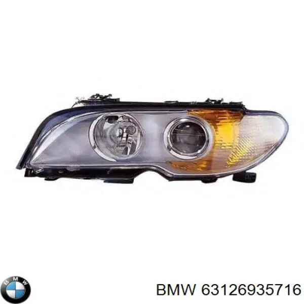 63126935716 BMW Основна фара - вставка