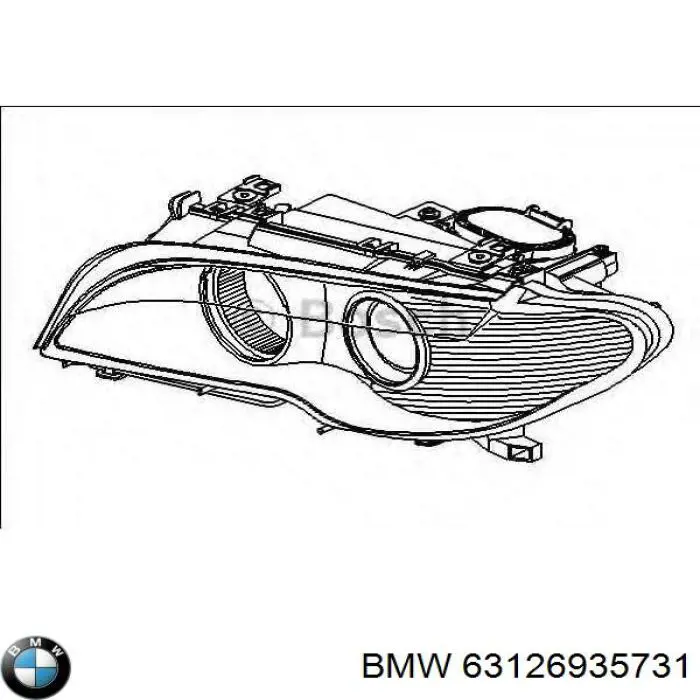 63126935731 BMW Фара левая (Би-Ксенон)