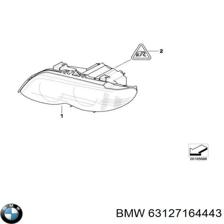 Фари BMW 63127164443 ціна, від 610.31 USD