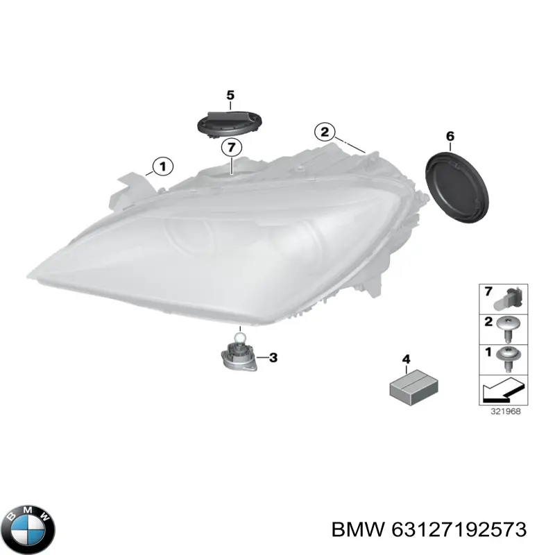  BMW 63127192573 ціна, від 20.27 USD