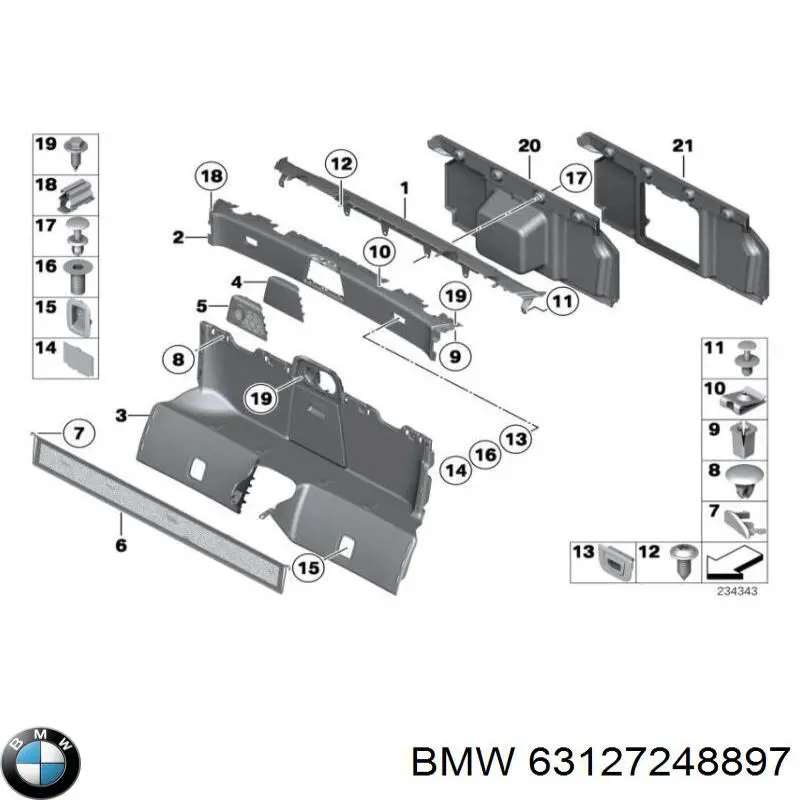  BMW 63127248897 ціна, від 22.15 USD