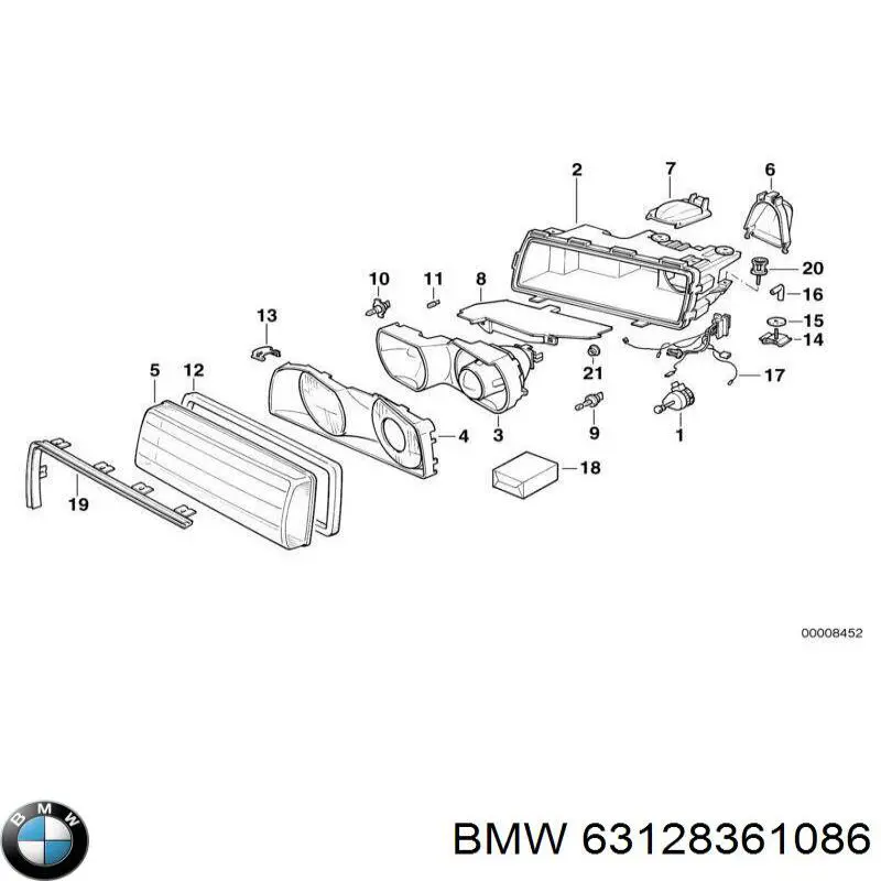 63128361086 BMW 