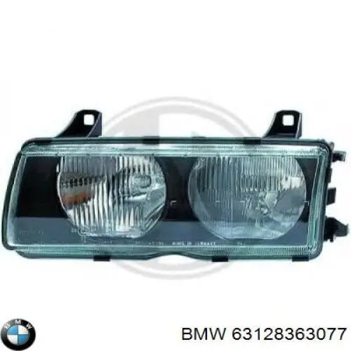 Скло фари лівої BMW 63128363077 ціна, від 107.20 USD