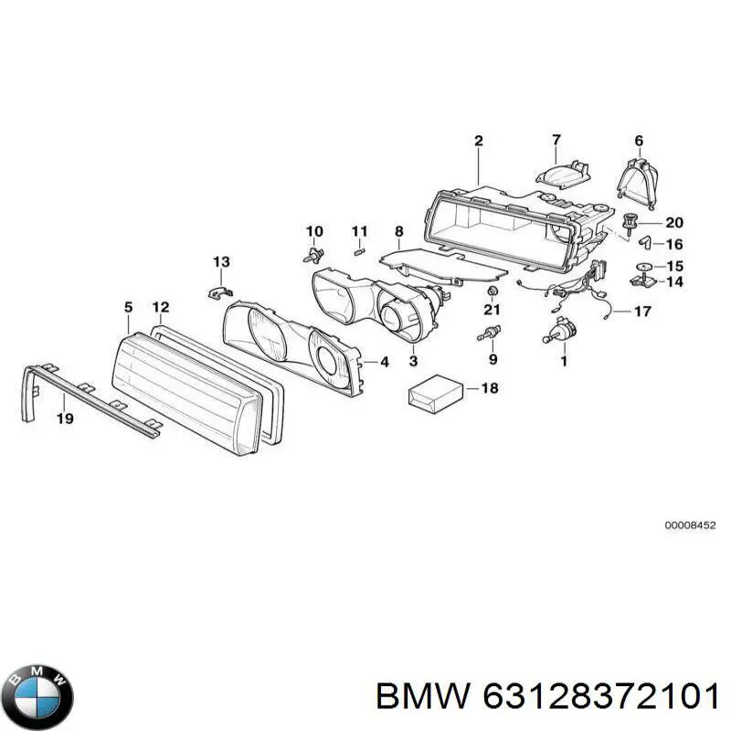Фари BMW 63128372101 ціна, від 98.86 USD