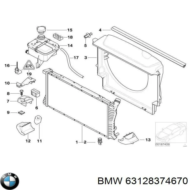  BMW 63128374670