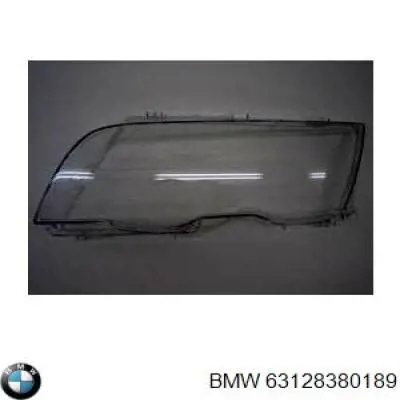 Скло фари лівої 63128380189 BMW