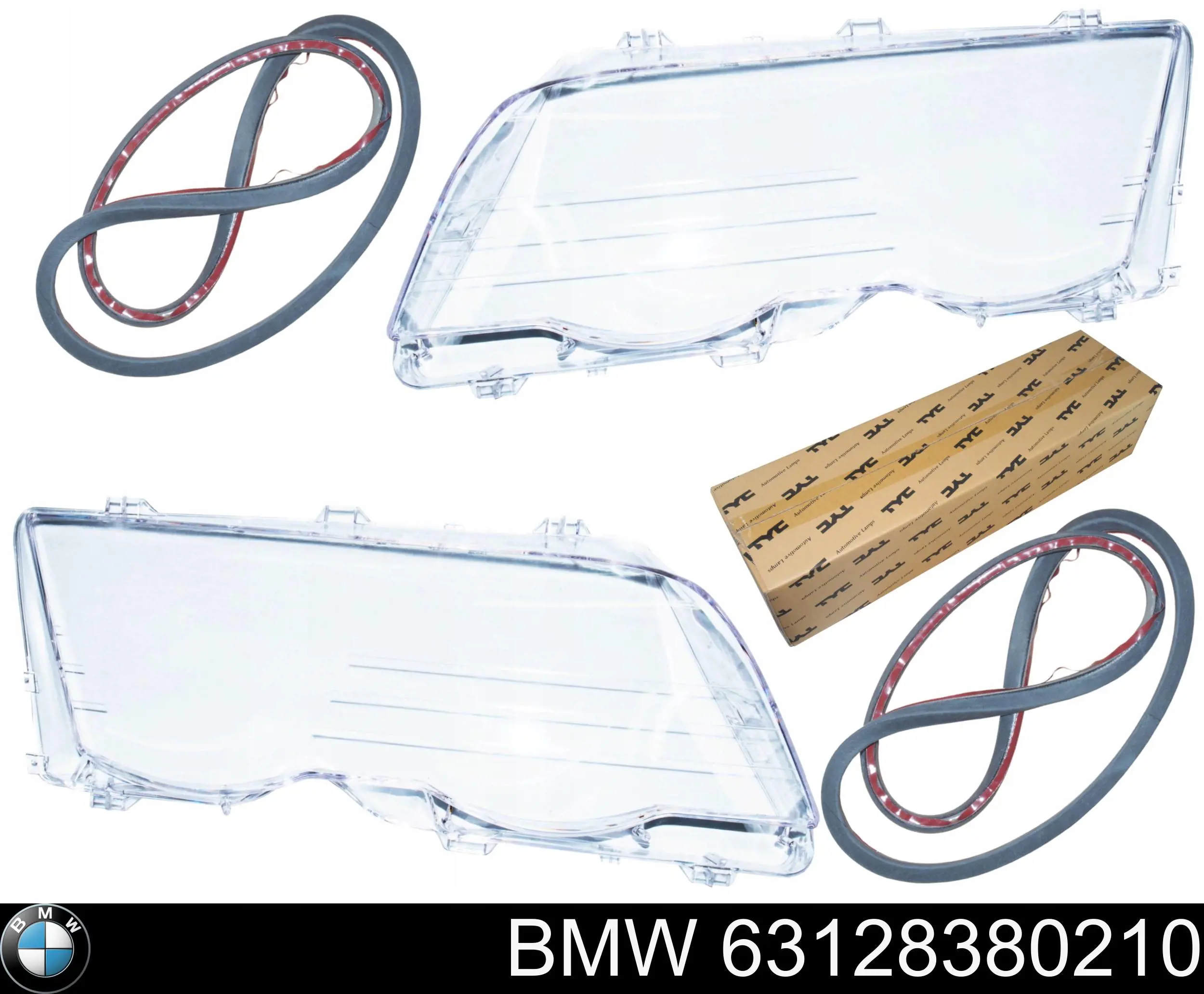 Купити 63128380210 BMW Ущільнювач скла фари