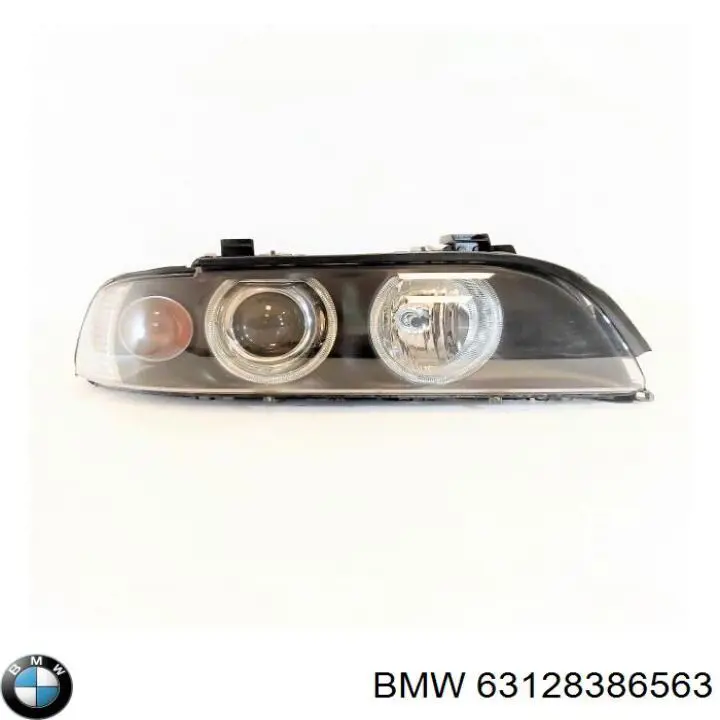 63128386563 BMW Фара левая (Ксенон, белый поворотник)