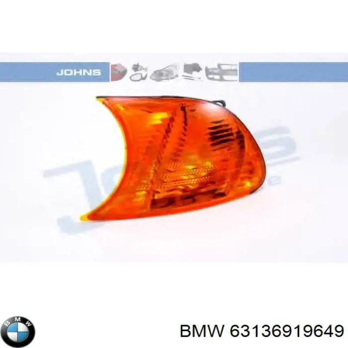 Поворотник лівий BMW 63136919649 ціна, від 32.23 USD