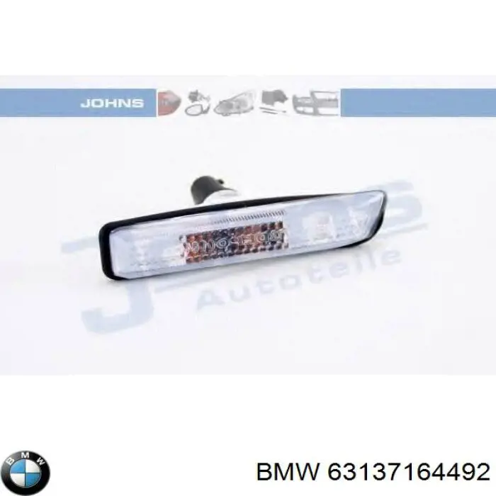 Купити 63137164492 BMW Повторювач повороту на крилі, правий