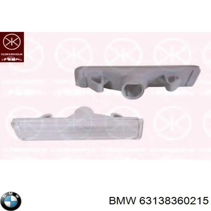 Покажчик повороту крила BMW 63138360215 ціна, від 49.39 USD