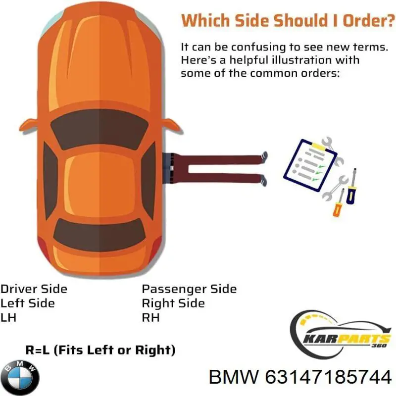  BMW 63147185744 ціна, від 32.96 USD