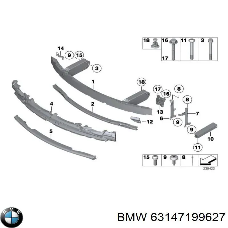  BMW 63147199627 ціна, від 36.68 USD