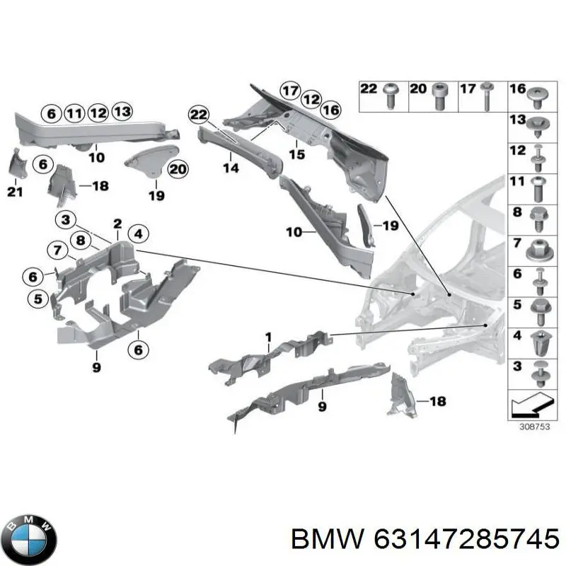  63147285745 BMW