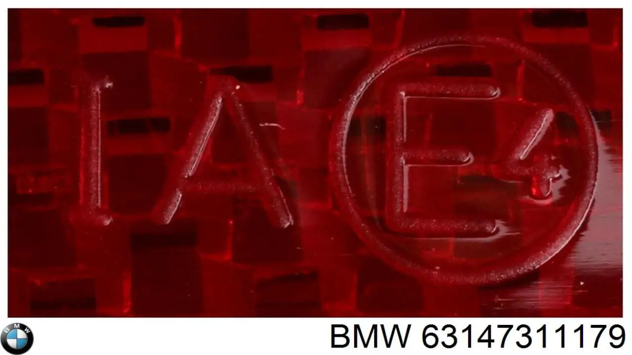 Катафот (відбивач) заднього бампера, лівий BMW 63147311179 ціна, від 11.55 USD