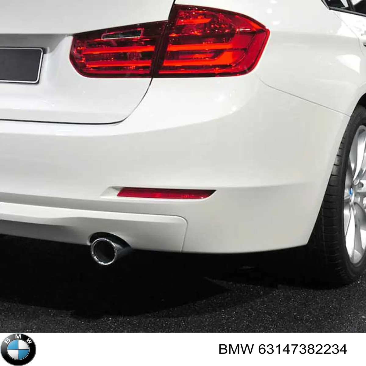 Купити 63147382234 BMW Відбивач бампера заднього правий