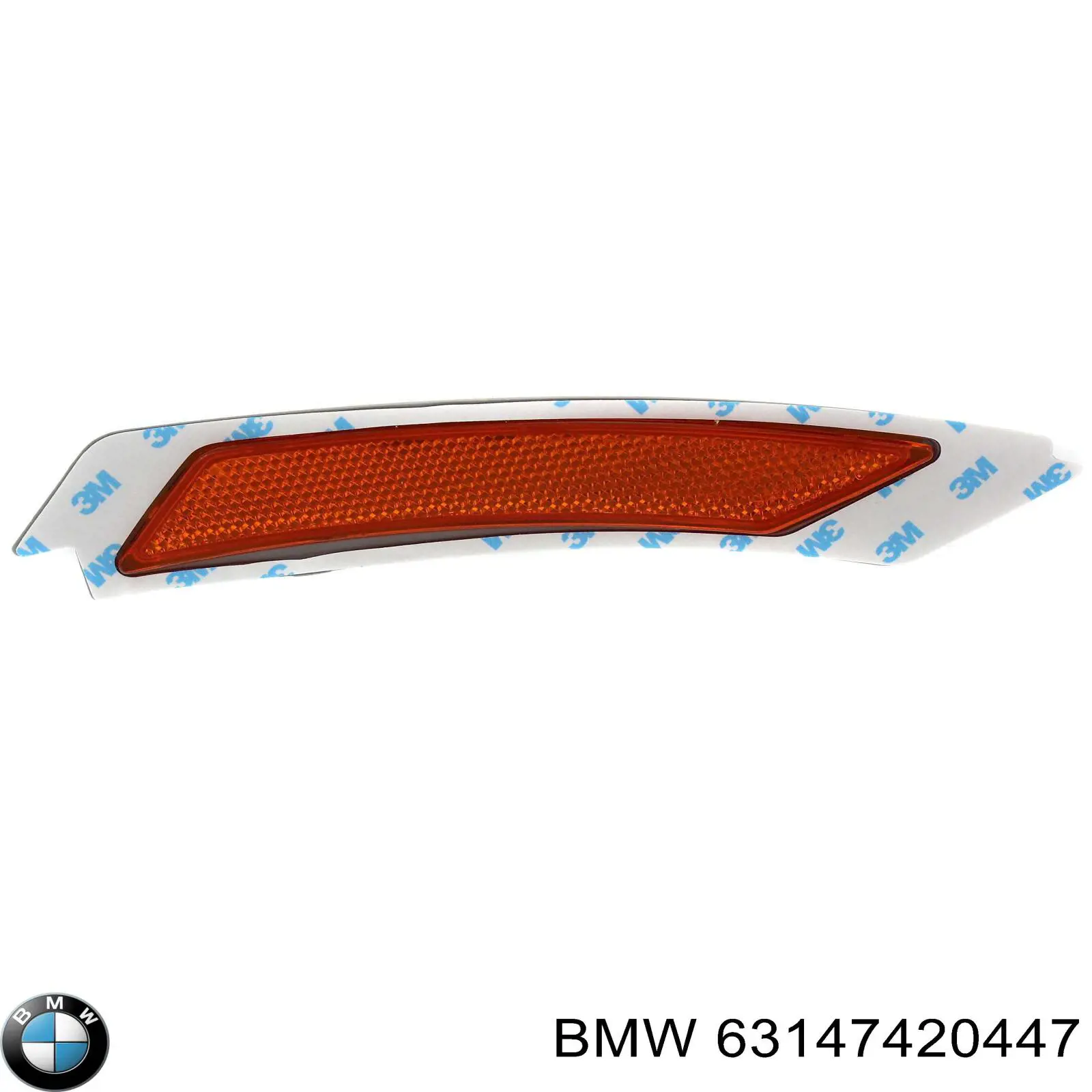 Лівий катафот заднього бампера BMW 63147420447 ціна, від 16.47 USD
