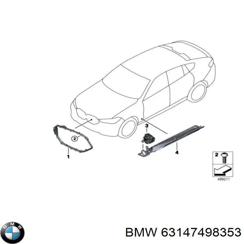 63145A892D7 BMW 