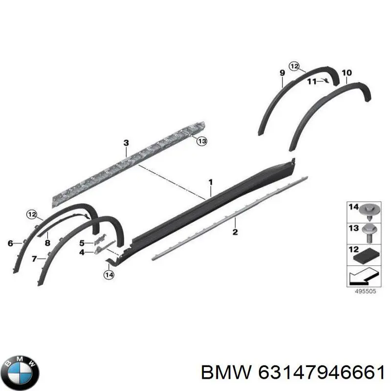 63147946661 BMW 
