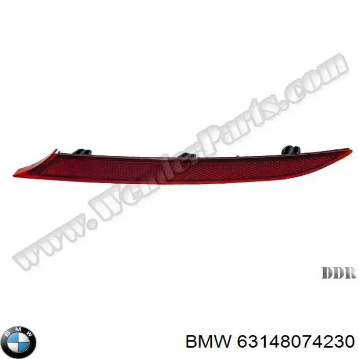 63148074230 BMW Правий відбивач бампера