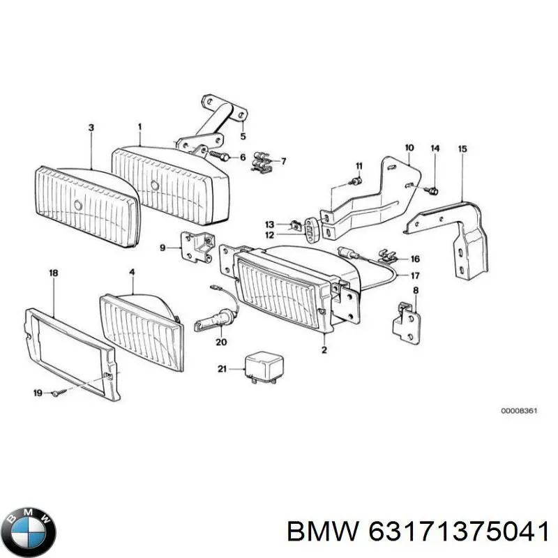  BMW 63171375041 ціна, від 276.86 USD
