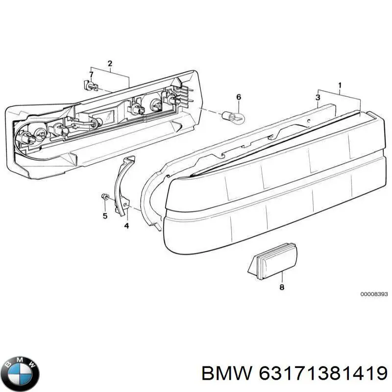 63171381419 BMW Протитуманка ліва