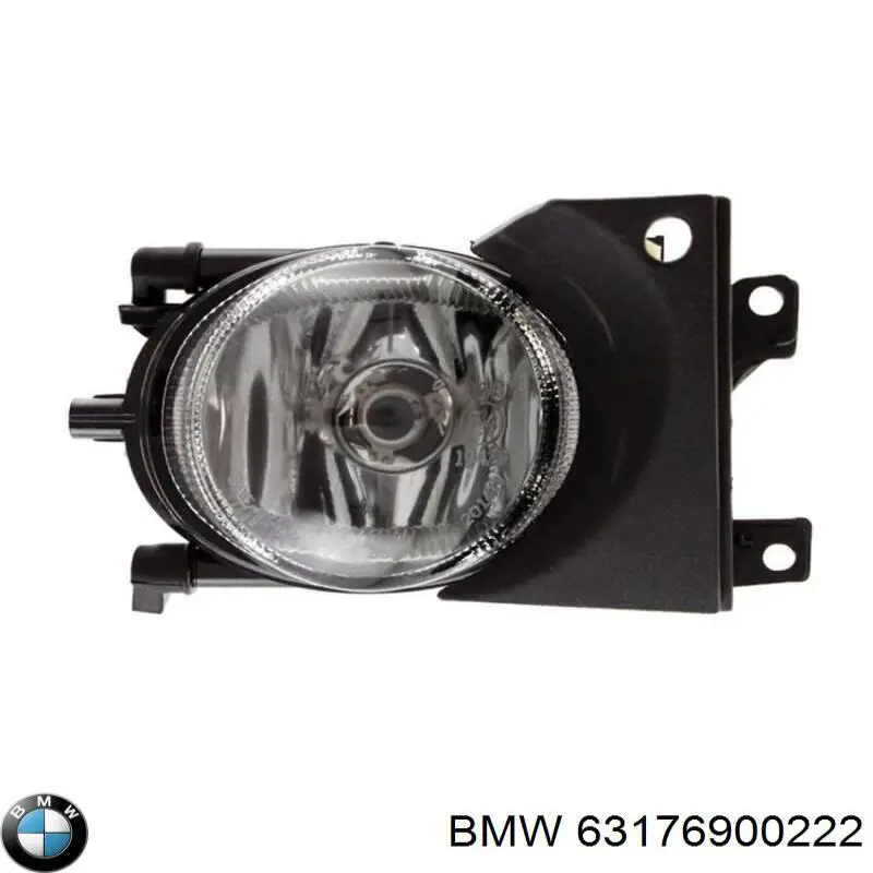 Фара протитуманна, права 63176900222 BMW