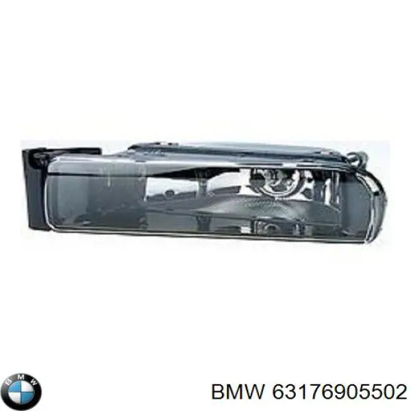 Права протитуманні фари на BMW 3 (E46)