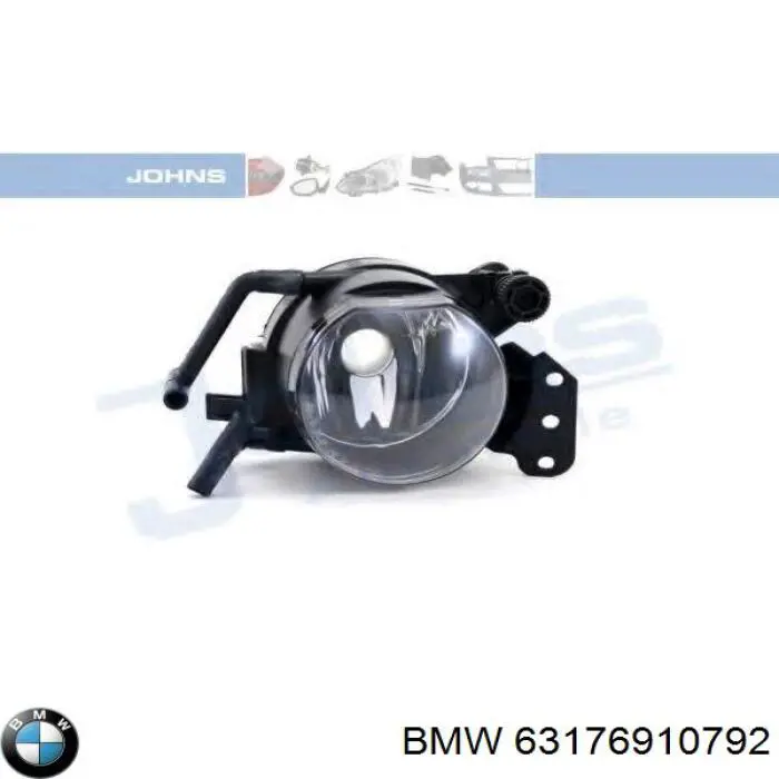 Фара протитуманна, права 63176910792 BMW
