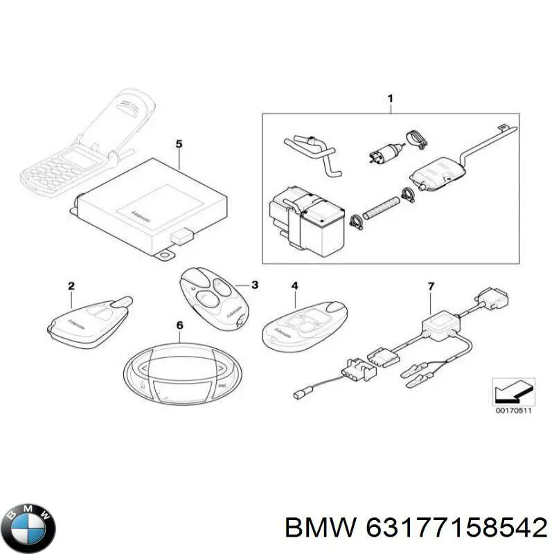 Протитуманка права BMW 7158542 ціна, від 27.62 USD