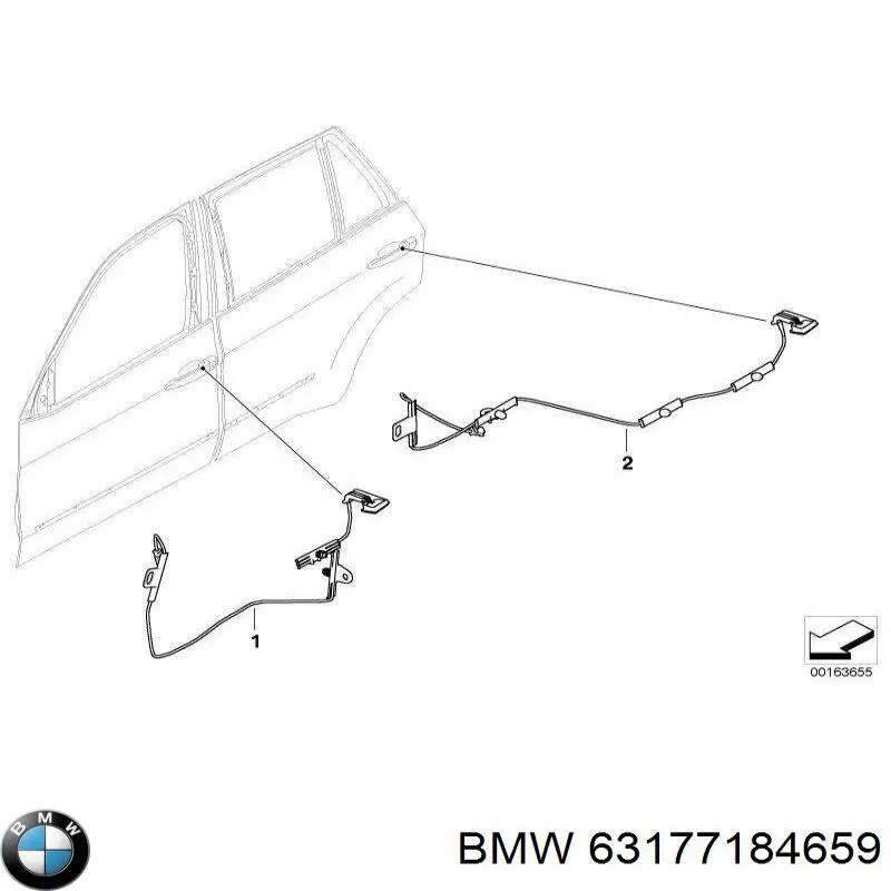  BMW 63177184659 ціна, від 12.67 USD