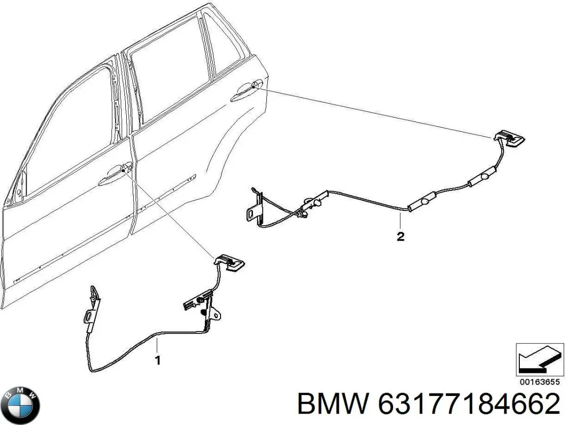  BMW 63177184662 ціна, від 12.67 USD
