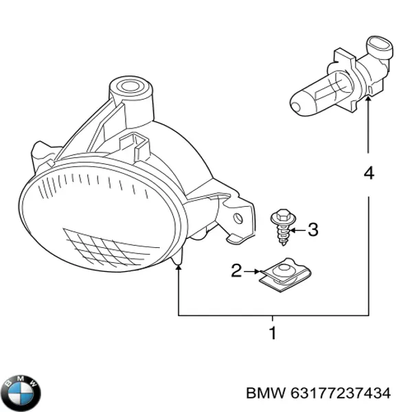 63177237434 BMW Туманка права