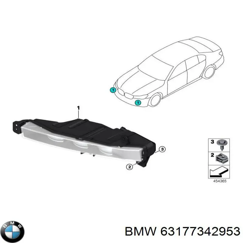 Купити Фара протитуманна, ліва BMW 7  G11, G12