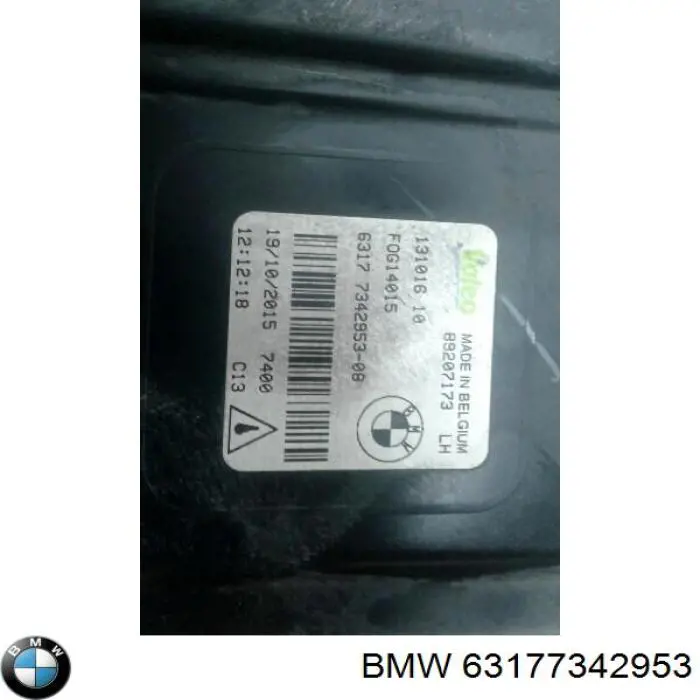 Купити 63177342953 BMW Фара протитуманна, ліва