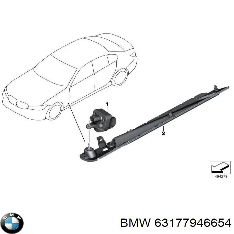  BMW 63177946654 ціна, від 83.97 USD