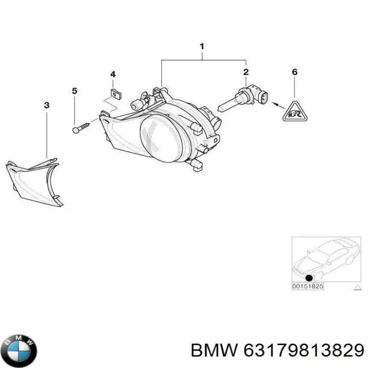  BMW 63179813829 ціна, від 24.03 USD