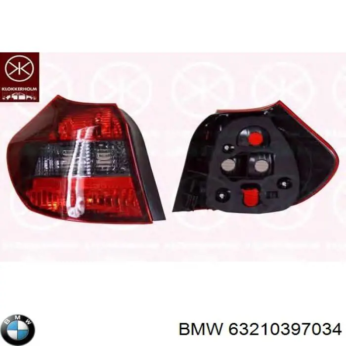 Ліхтар задній лівий BMW 63210397034 ціна, від 62.01 USD