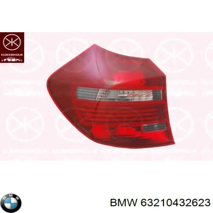 Задня ліва зовнішня фара BMW 63210432623 ціна, від 88.77 USD