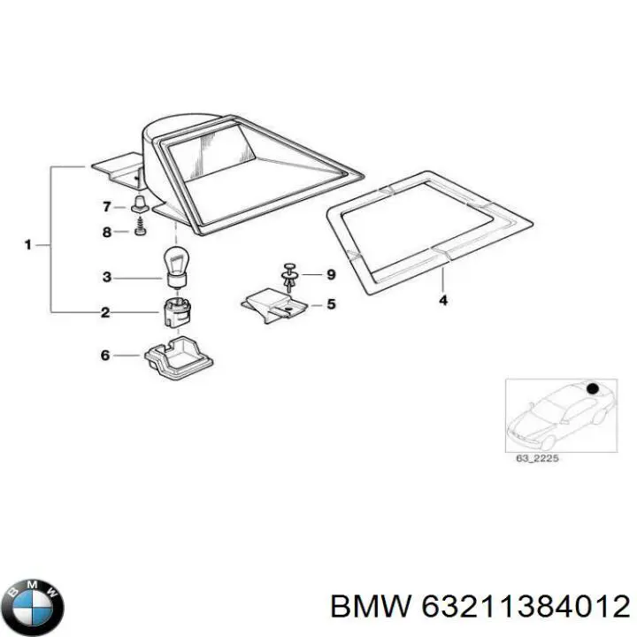 Стоп задній BMW 63211384012 ціна, від 7.60 USD