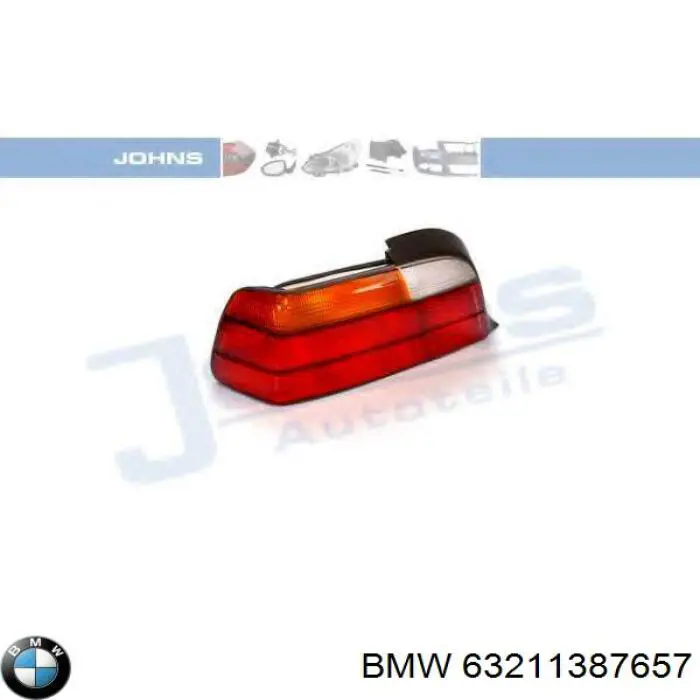 Ліхтар задній лівий BMW 1387653 ціна, від 21.96 USD