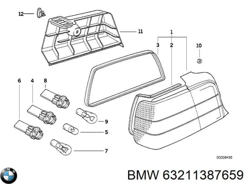  BMW 63211387659 ціна, від 5.54 USD