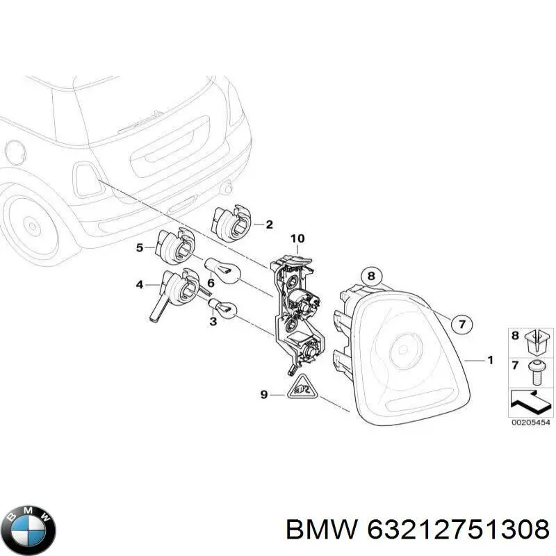 Задні ліхтарі BMW 2751308 ціна, від 63.35 USD