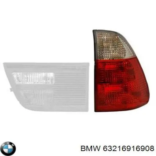 Ліхтар задній правий, зовнішній BMW 63216916908 ціна, від 71.06 USD