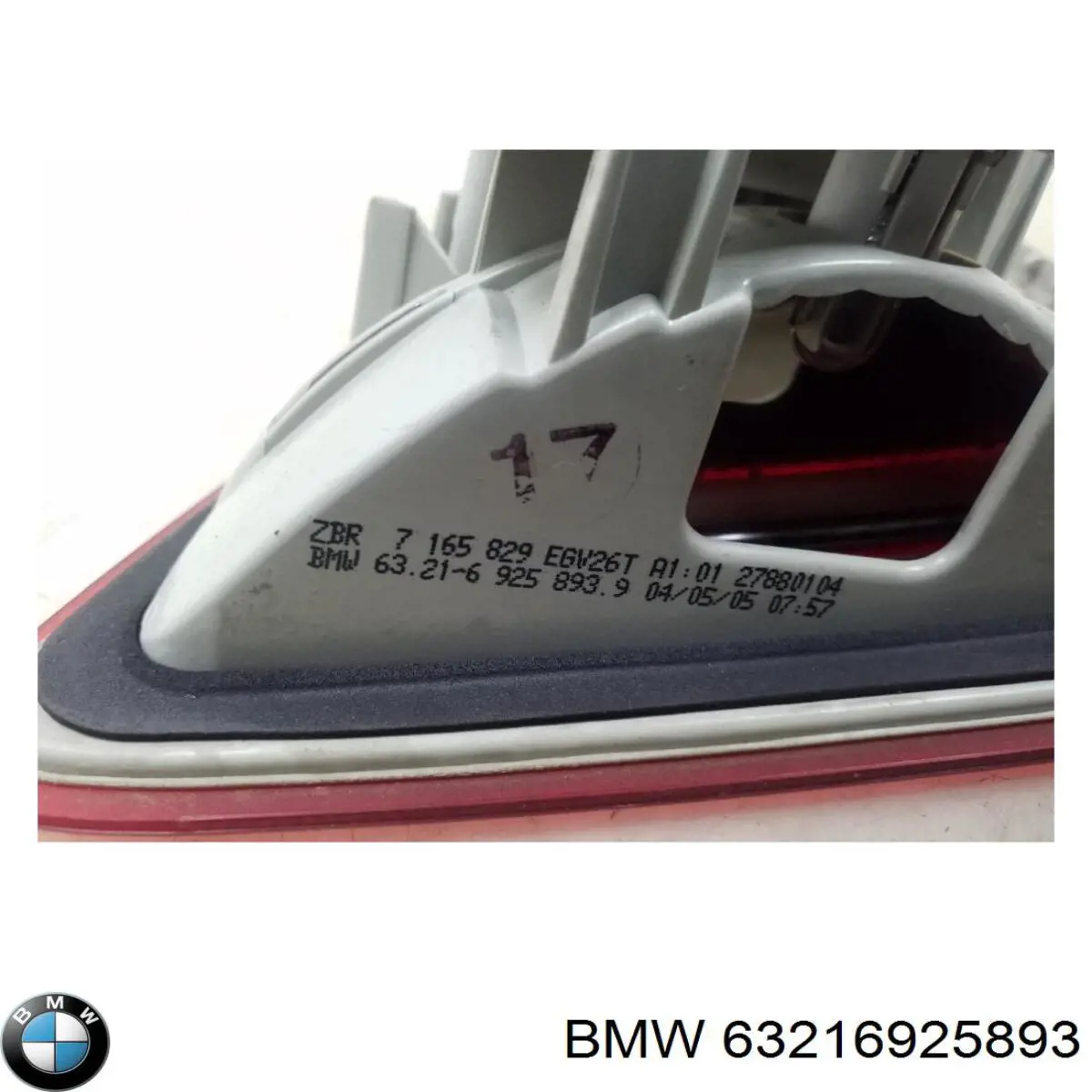 Купити 63216925893 BMW Ліхтар задній лівий, внутрішній