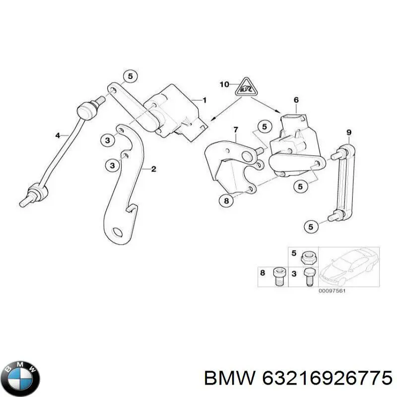  BMW 63216926775 ціна, від 19.33 USD